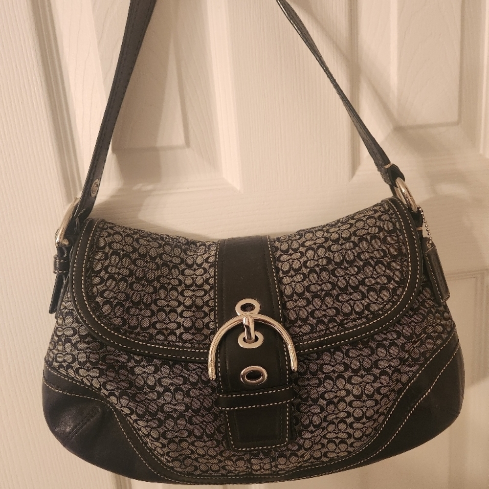 Coach Black Shoulder Bag